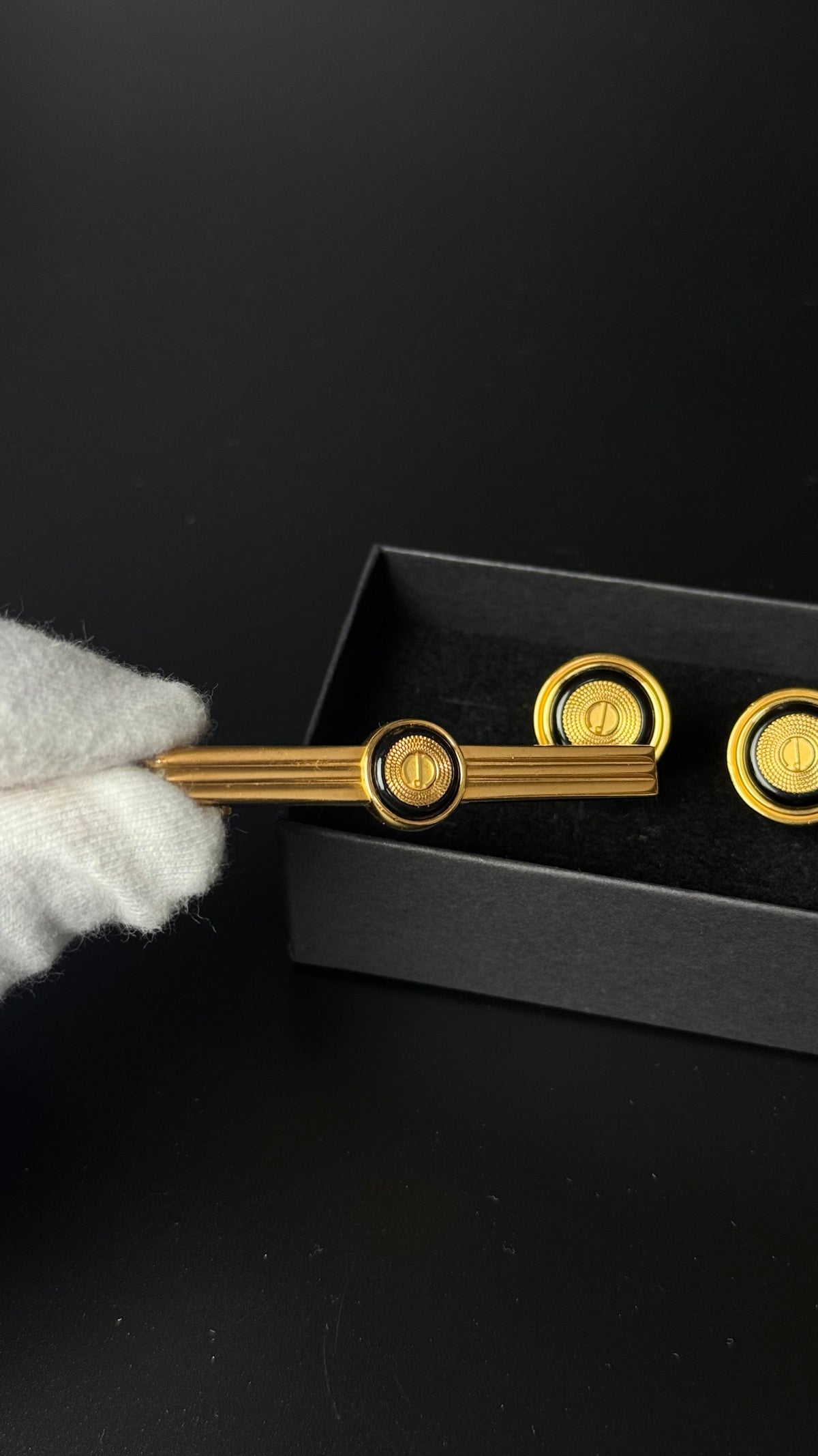 Dunhill – spinki do mankietów + spinka do krawata