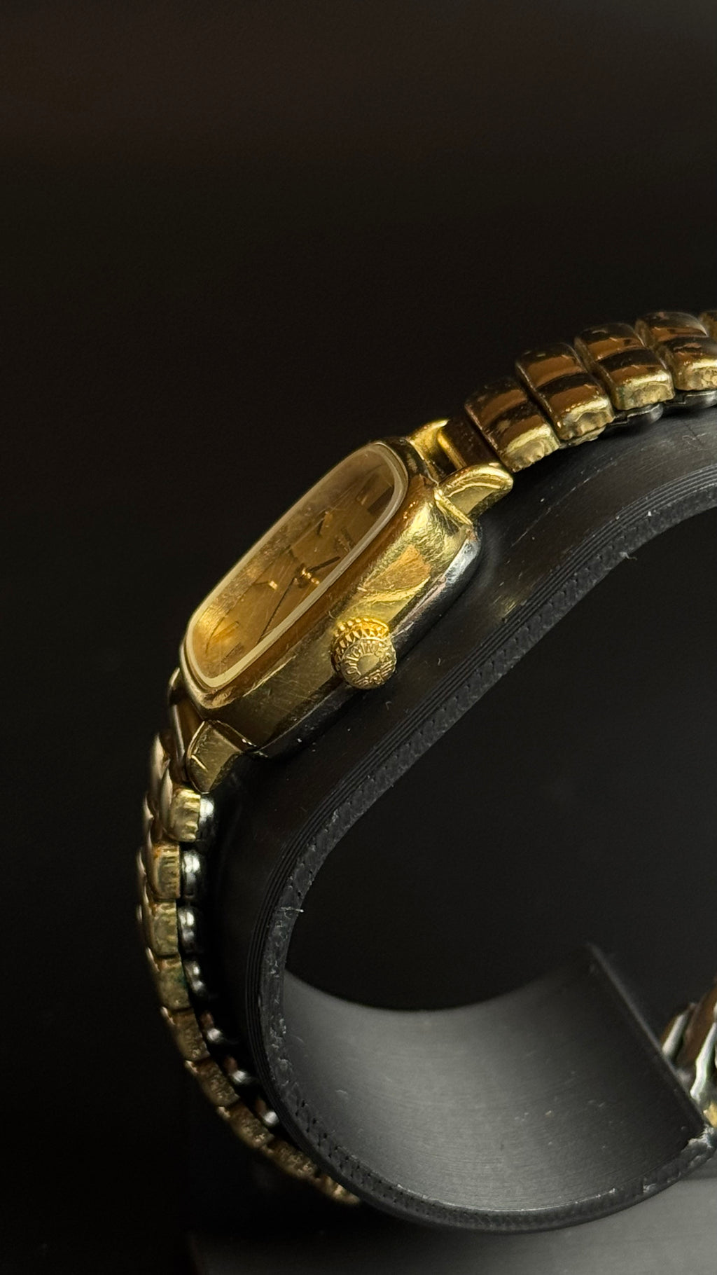 Longines – damski zegarek vintage z prostokątną kopertą