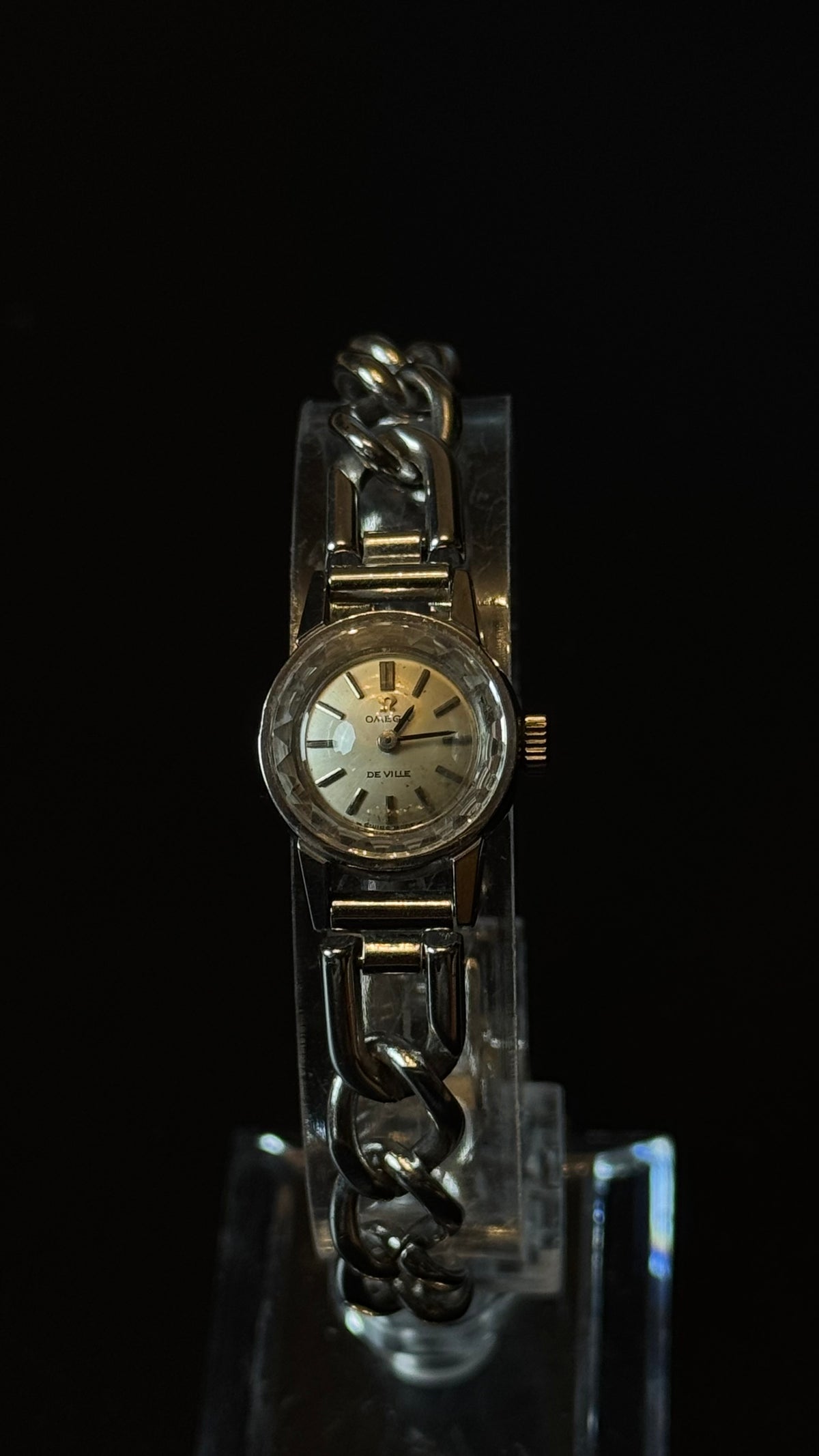 Omega De Ville Vintage – Silver Chain Bracelet Watch