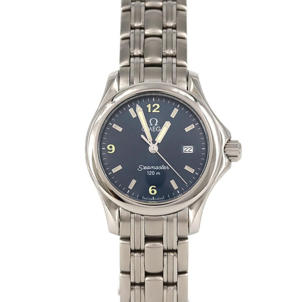 Omega Seamaster 120 2571.83 – niebieska tarcza, stalowa bransoleta