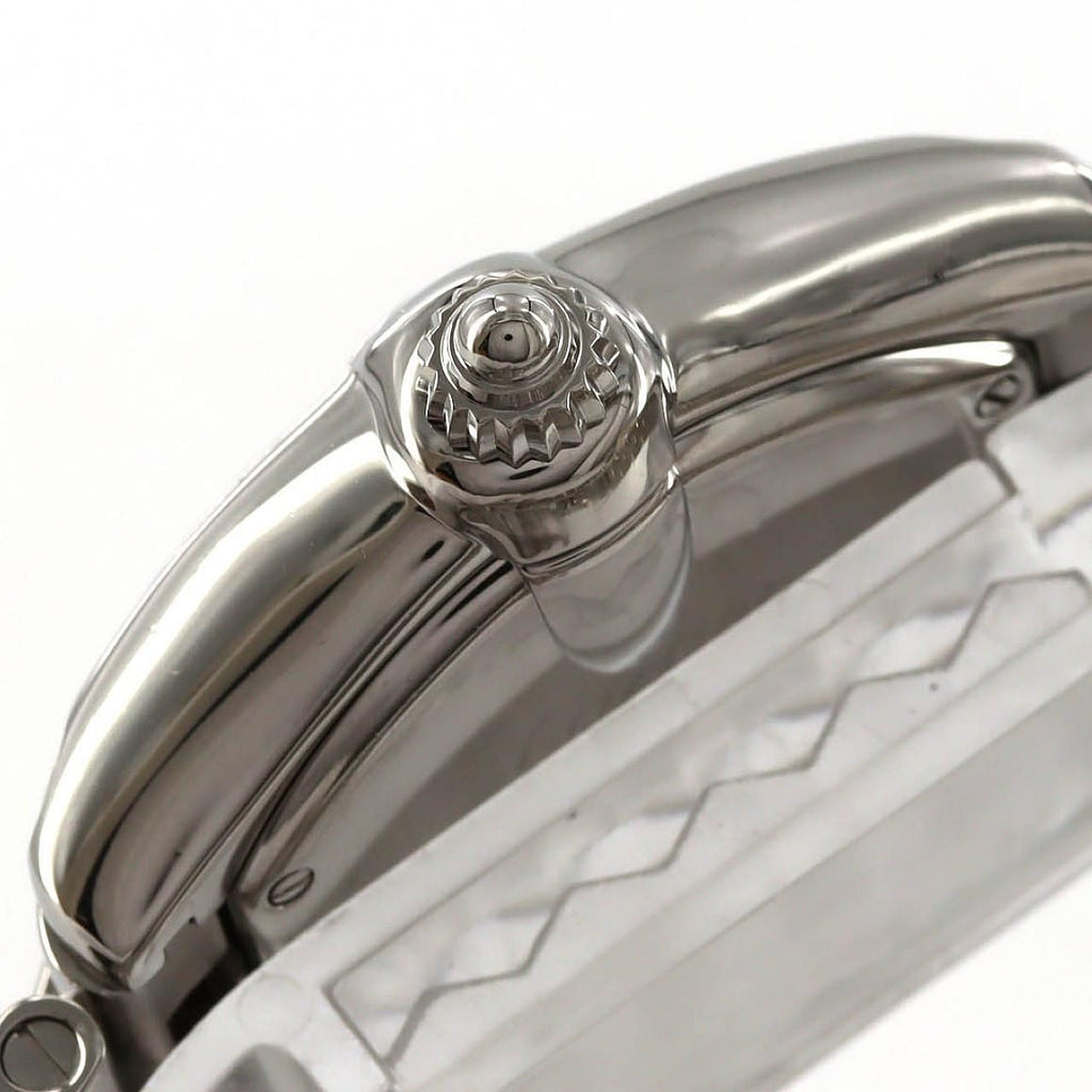 Cartier Roadster SM W62016V3 – srebrna tarcza z rzymskimi cyframi, stalowa bransoleta