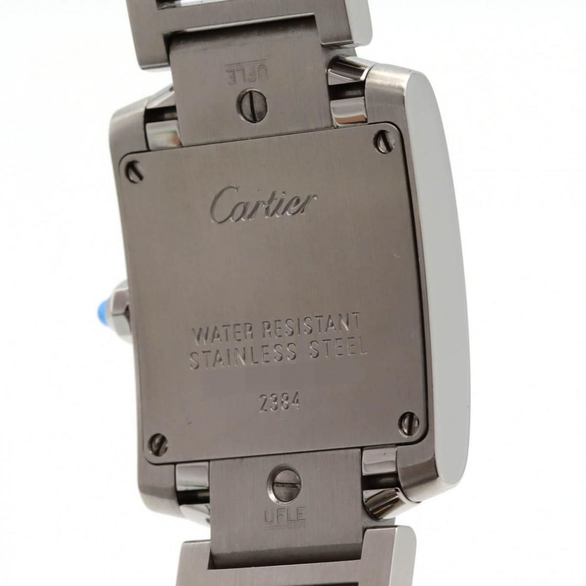 Cartier Tank Française SM W51008Q3 – srebrna tarcza z rzymskimi cyframi, stalowa bransoleta