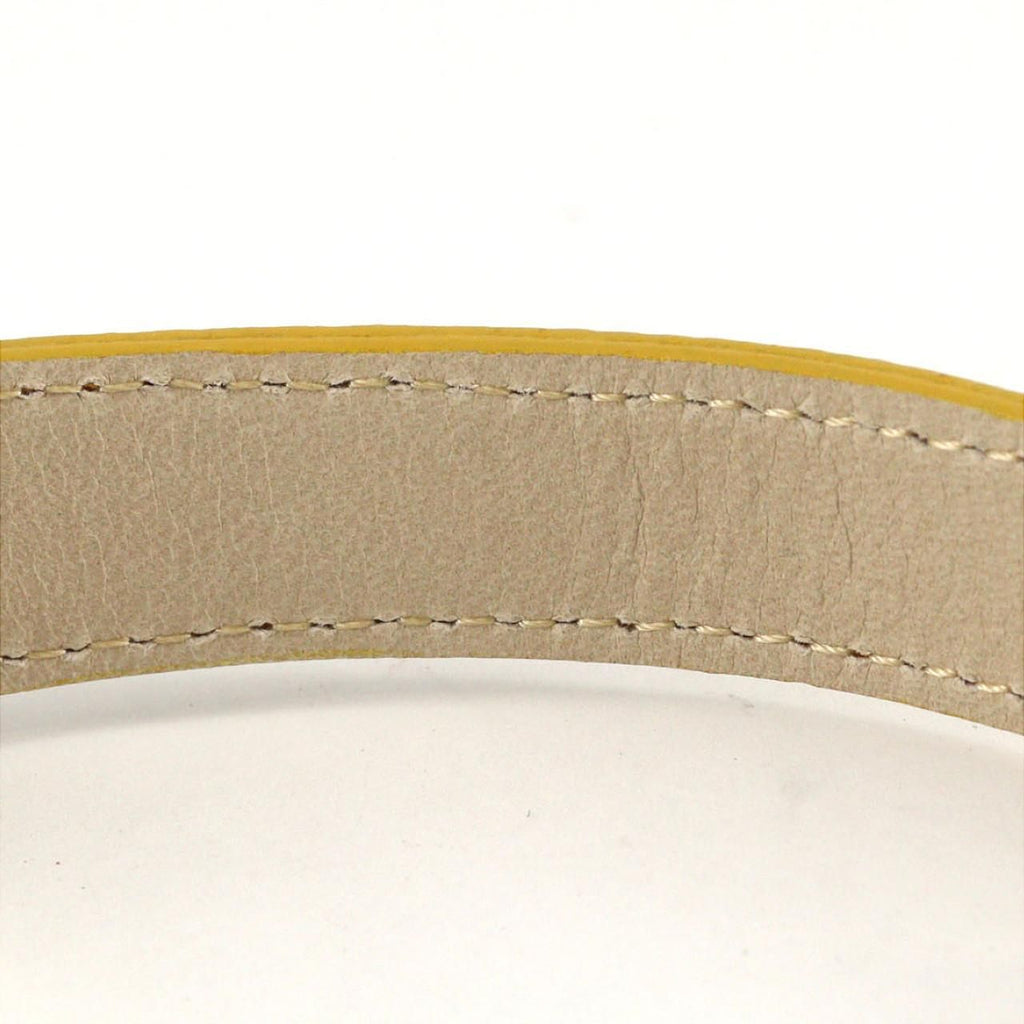 Cartier Must Tank SM W1017654 – srebrna koperta, pomarańczowa tarcza, żółty pasek