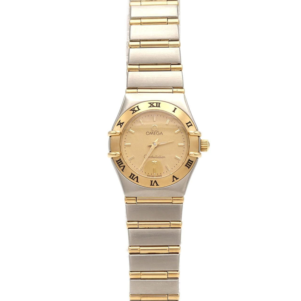 Omega Constellation Mini 1262.10 – stal i złoto, złota tarcza