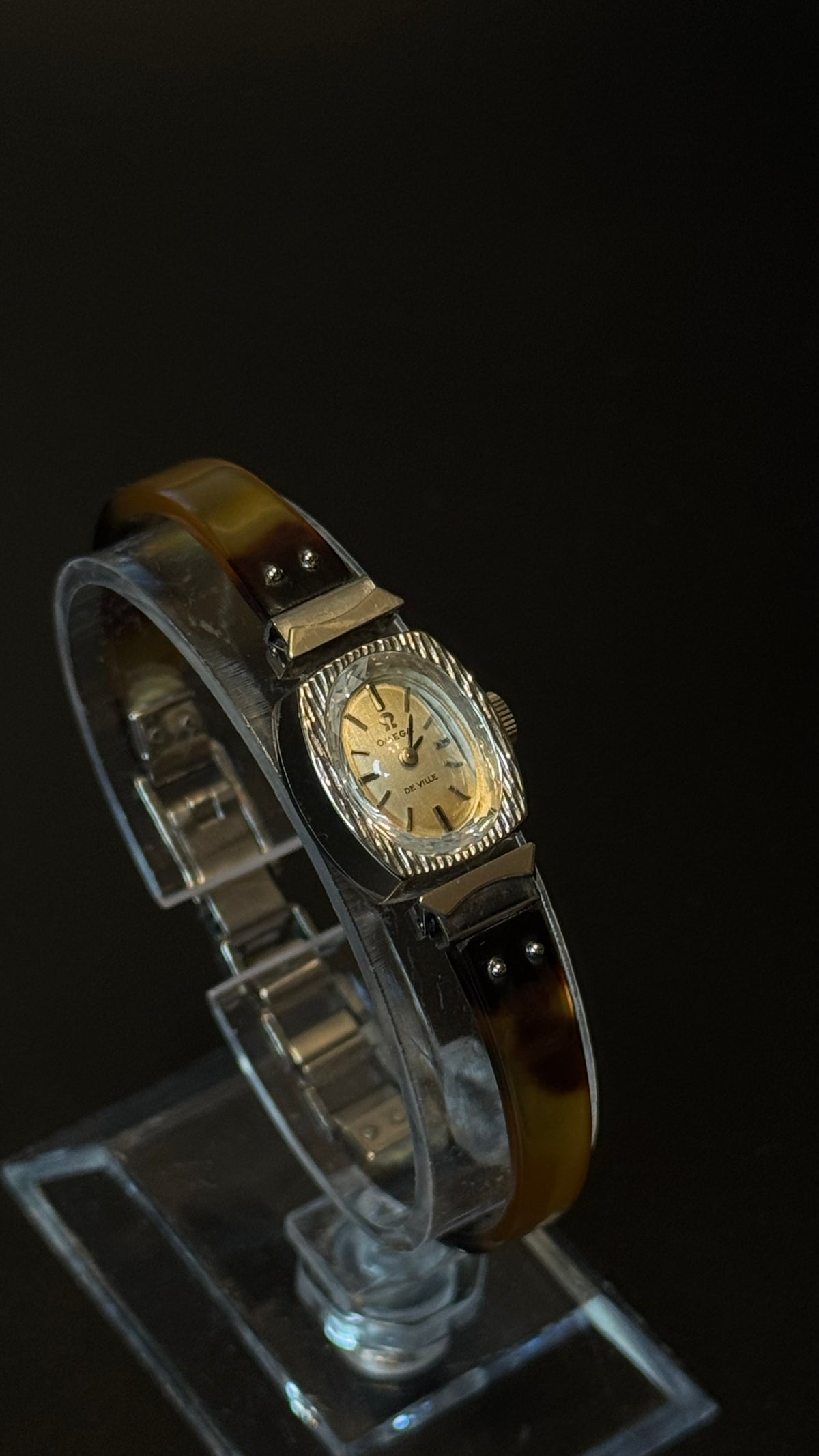 Omega De Ville Vintage – Tortoiseshell Bangle Watch