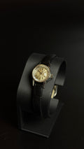 Omega De Ville – damski zegarek vintage z fasetowanym szkłem