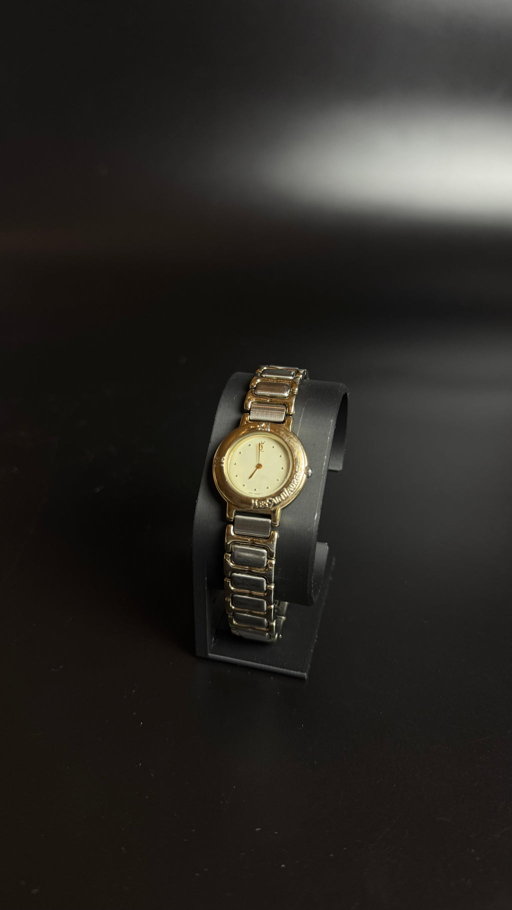 Yves Saint Laurent YSL – damski zegarek vintage two-tone