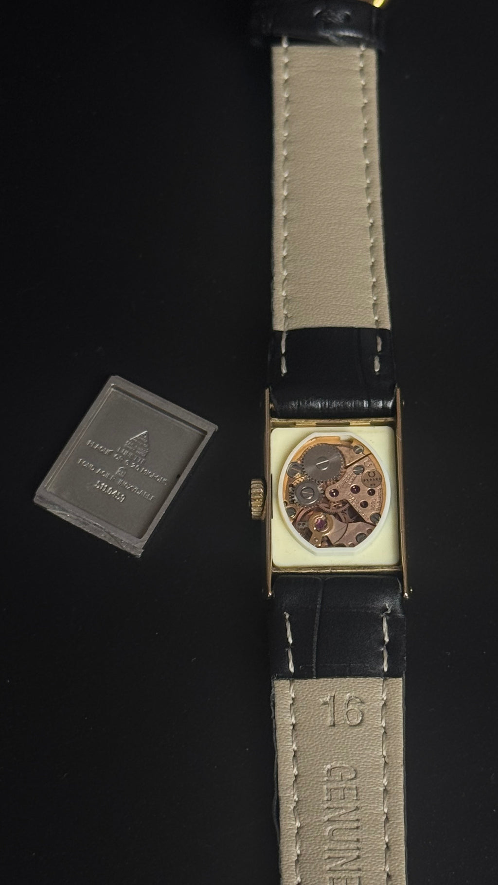 Omega De Ville Vintage prostokątny zegarek mechaniczny