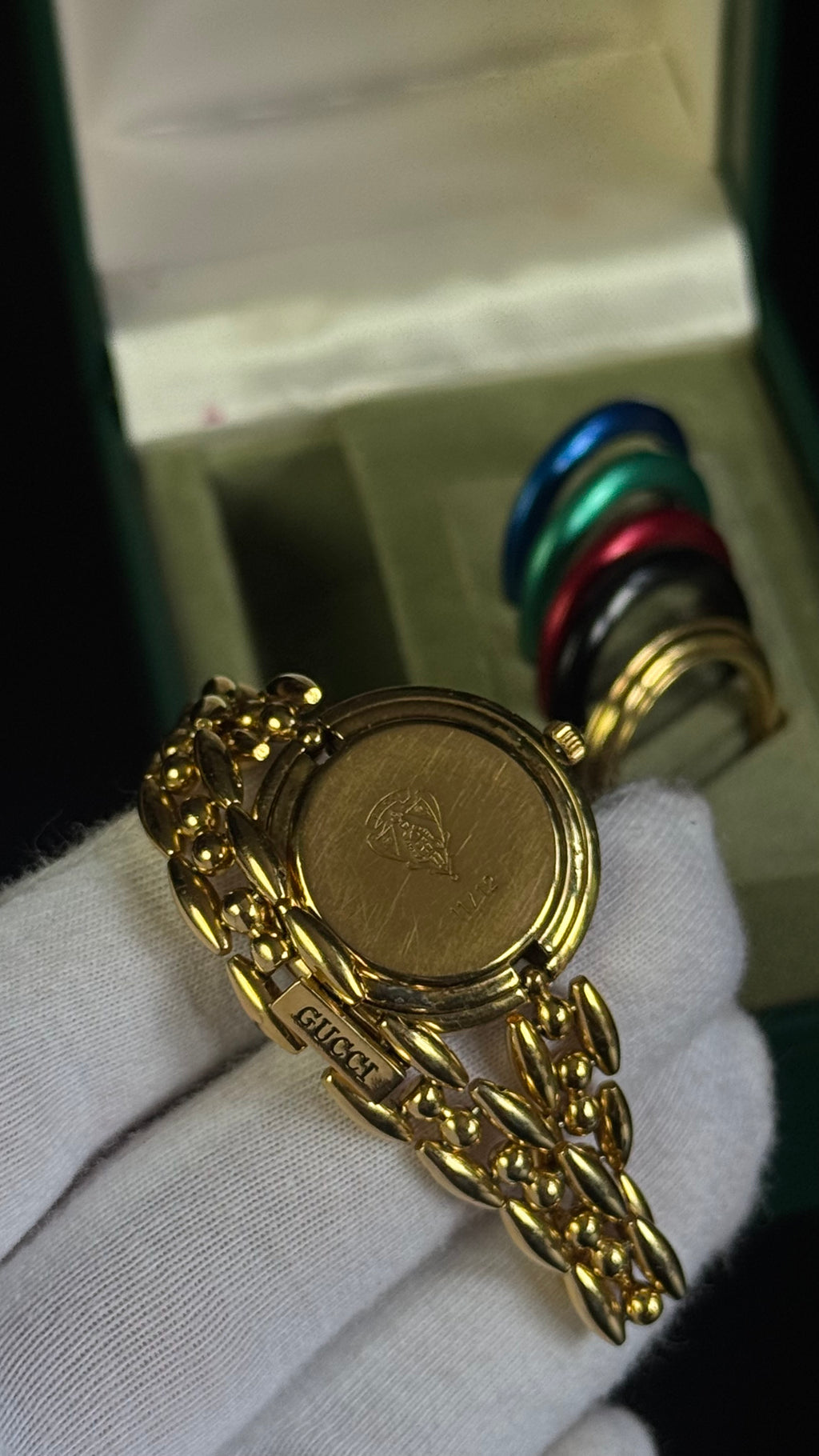 Gucci Vintage 11/12 Bezel Zegarek z wymiennymi bezelami