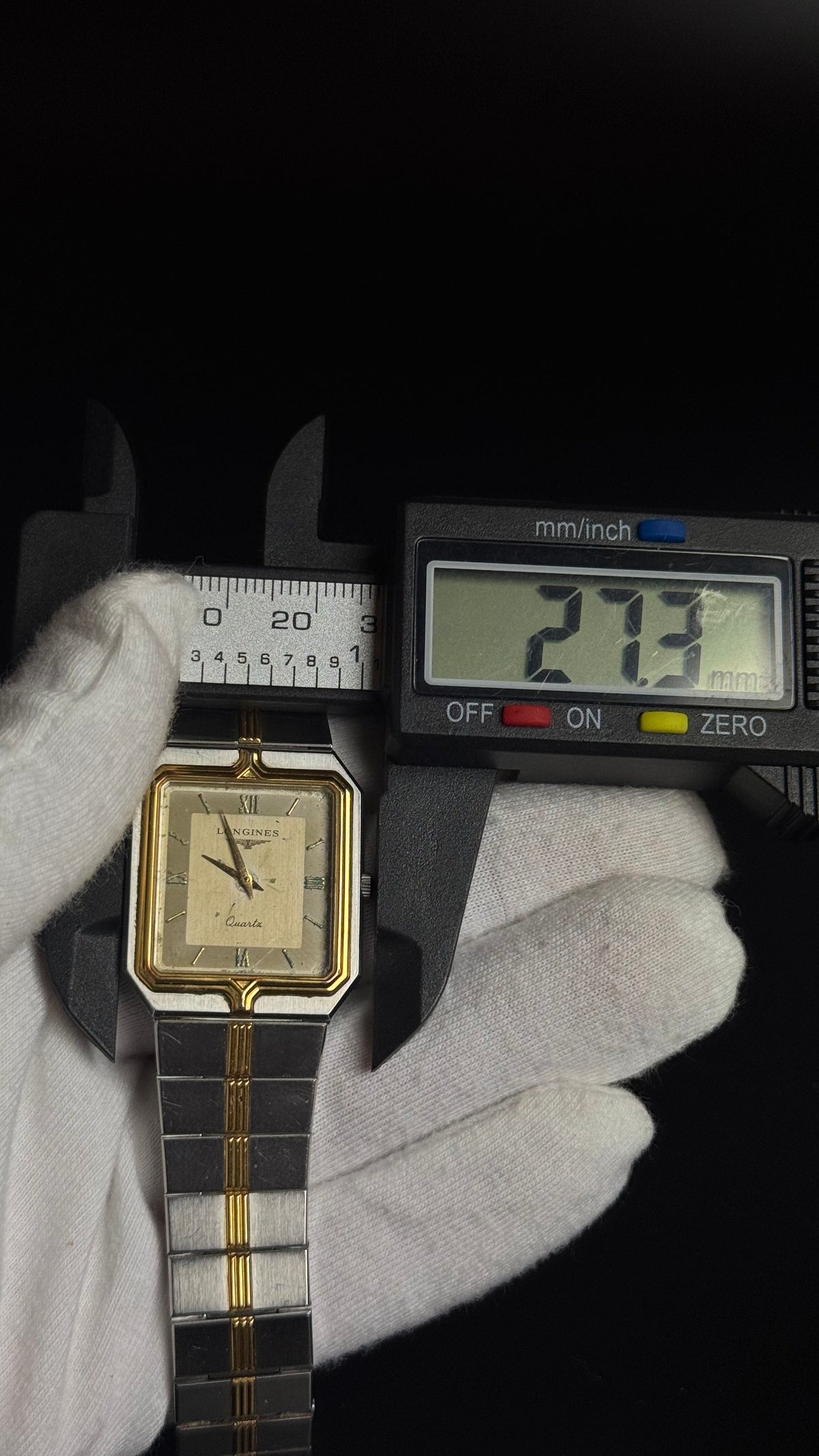 Longines Quartz – damski zegarek vintage two-tone