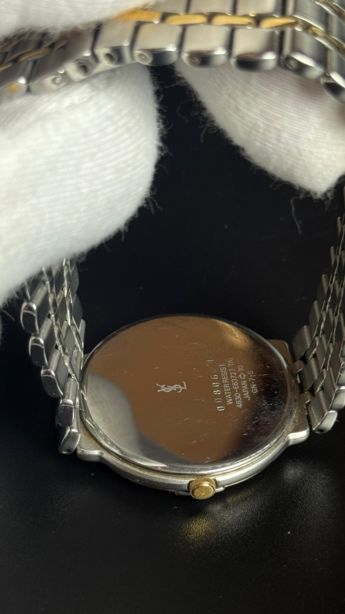 Yves Saint Laurent YSL – damski zegarek vintage two-tone