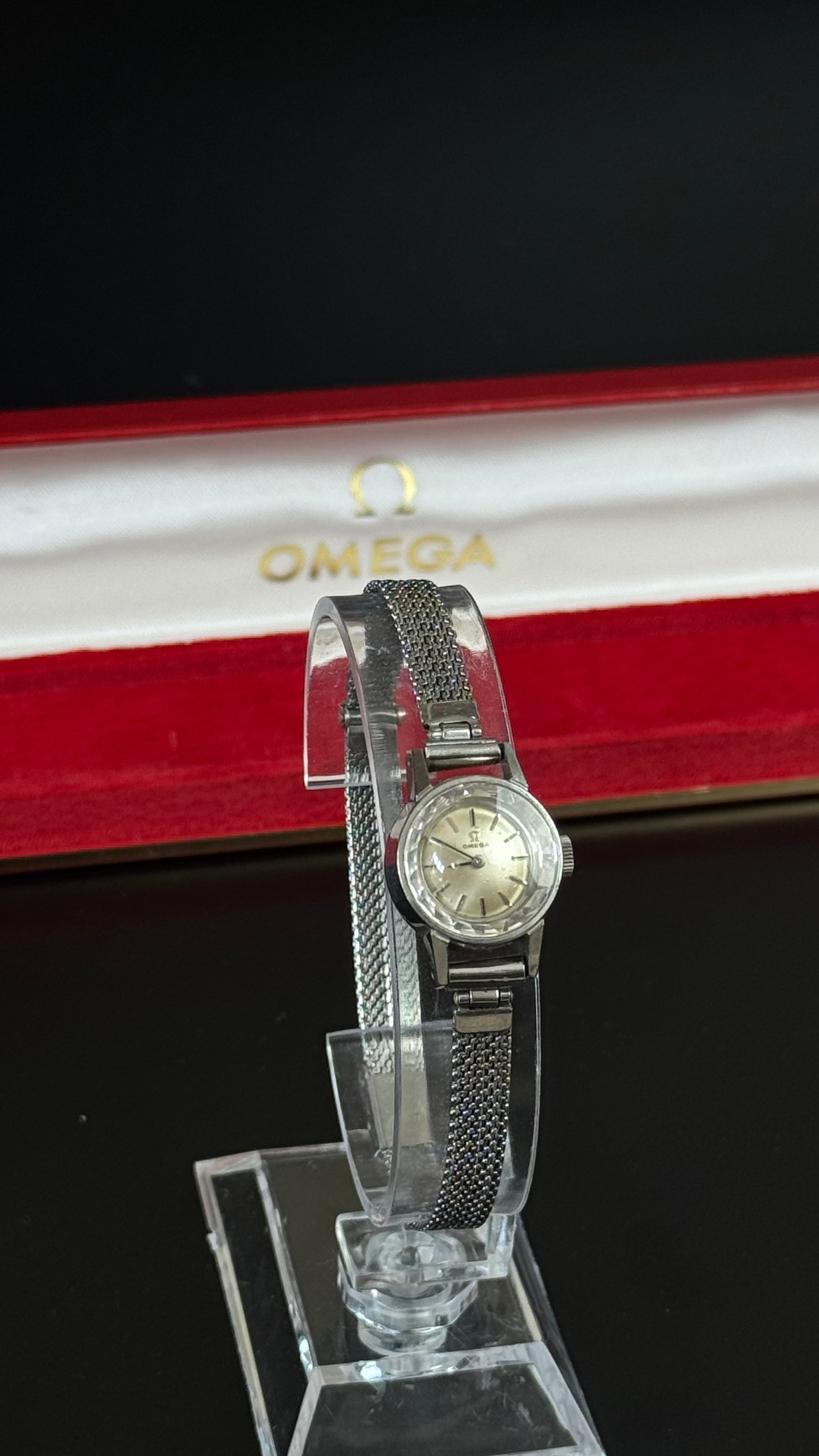 Omega vintage zegarek koktajlowy mechaniczna