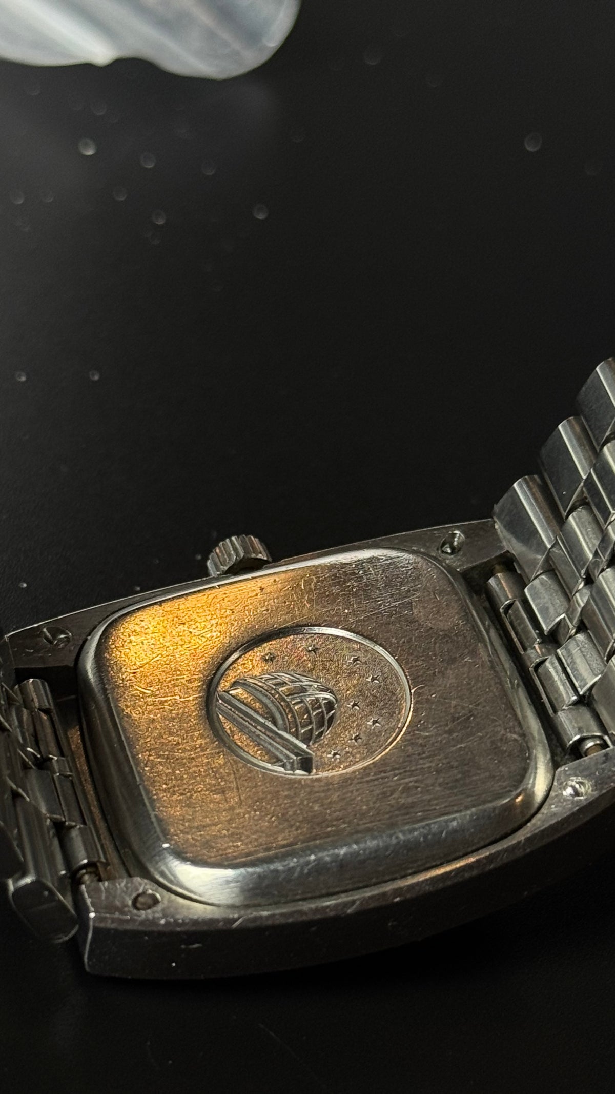 Omega Constellation Automatic Chronometer - zegarek vintage ze srebrną tarczą