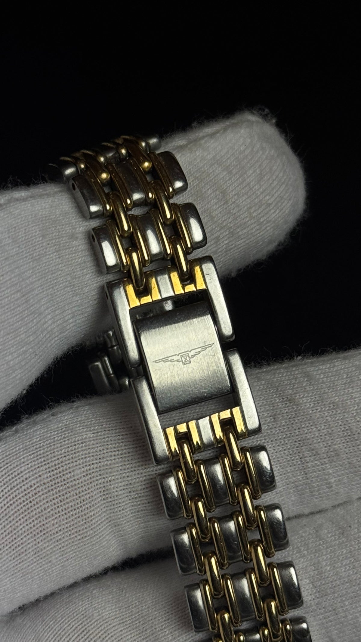Longines Quartz – damski zegarek vintage two-tone
