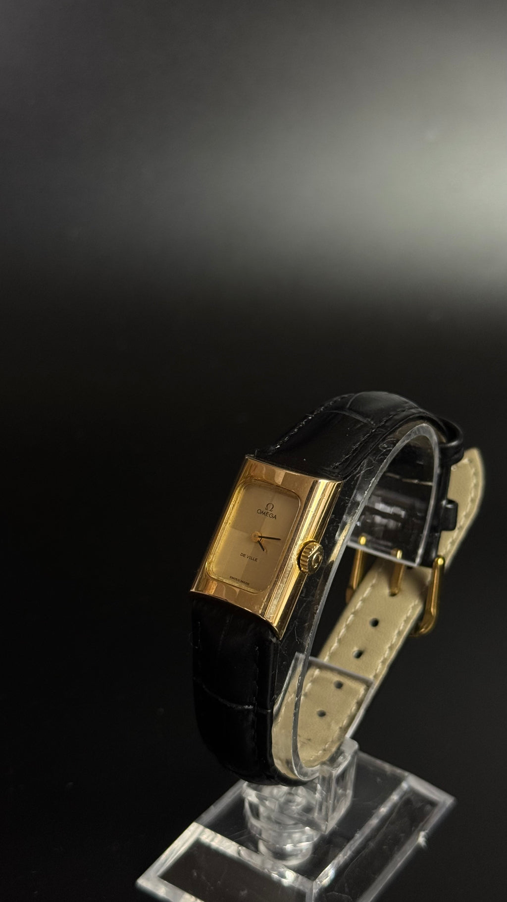 Omega De Ville Vintage prostokątny zegarek mechaniczny