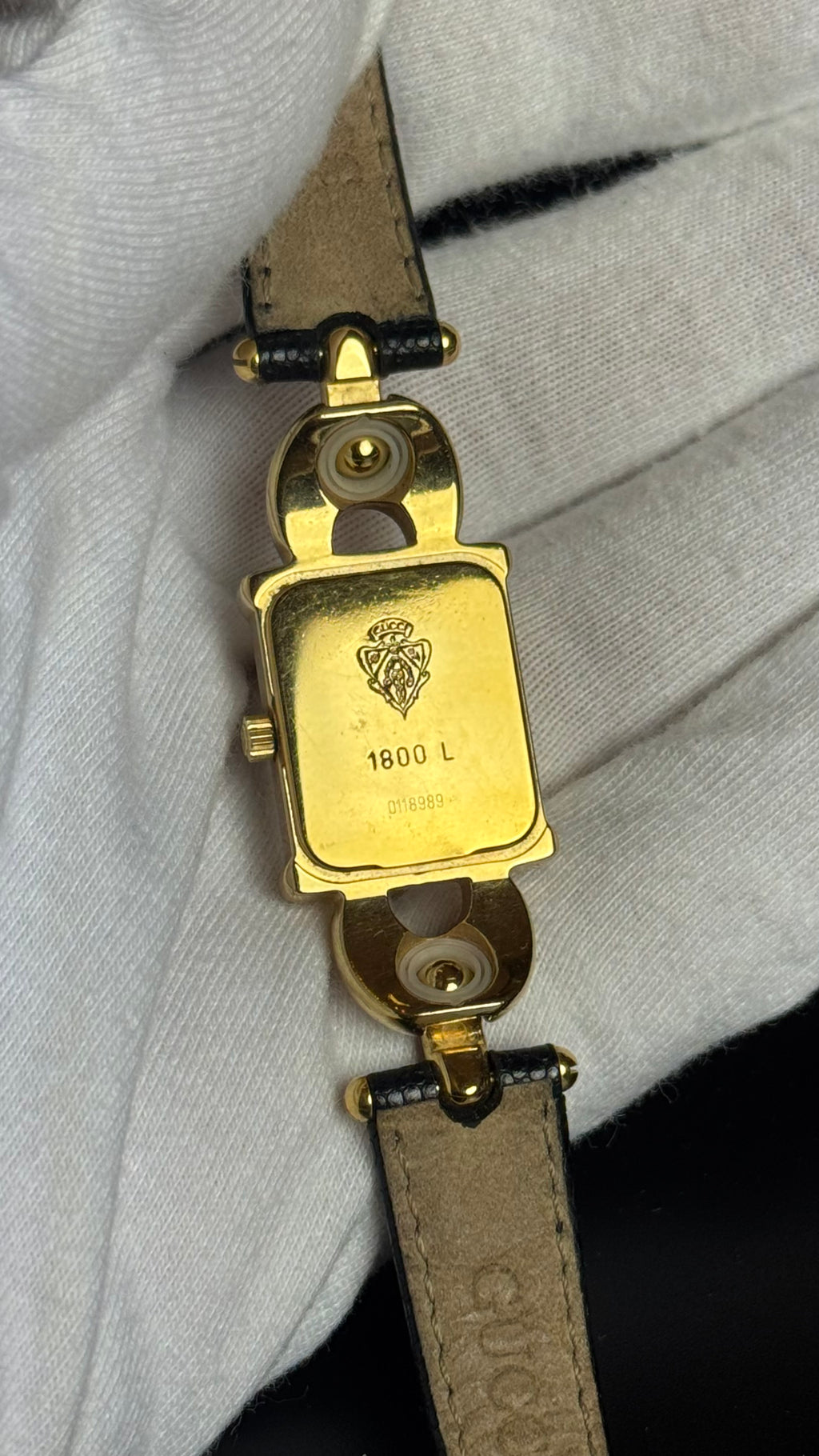 Gucci 1800L Vintage Zegarek Damski Gold Tone