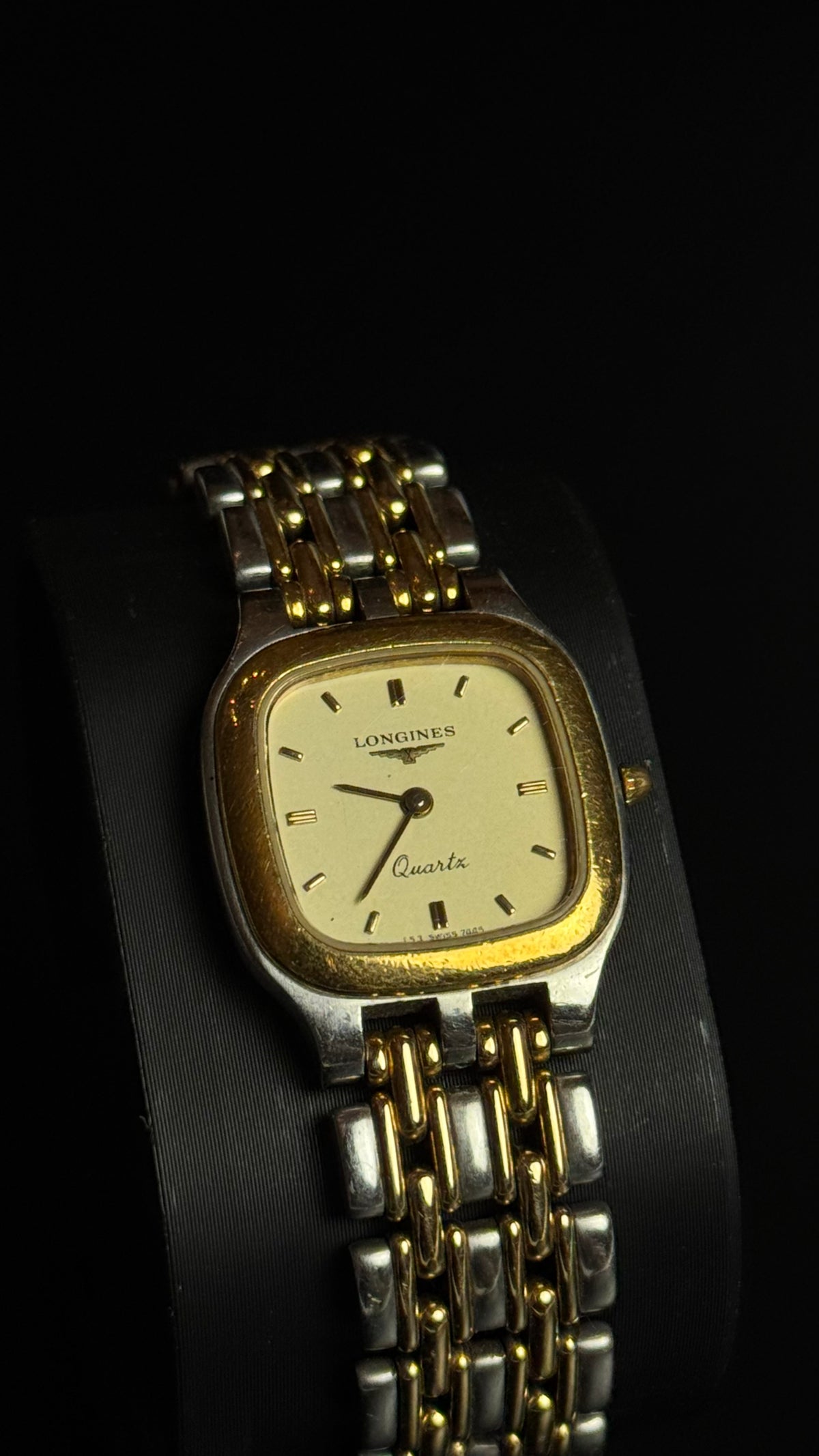 Longines Quartz – damski zegarek vintage two-tone