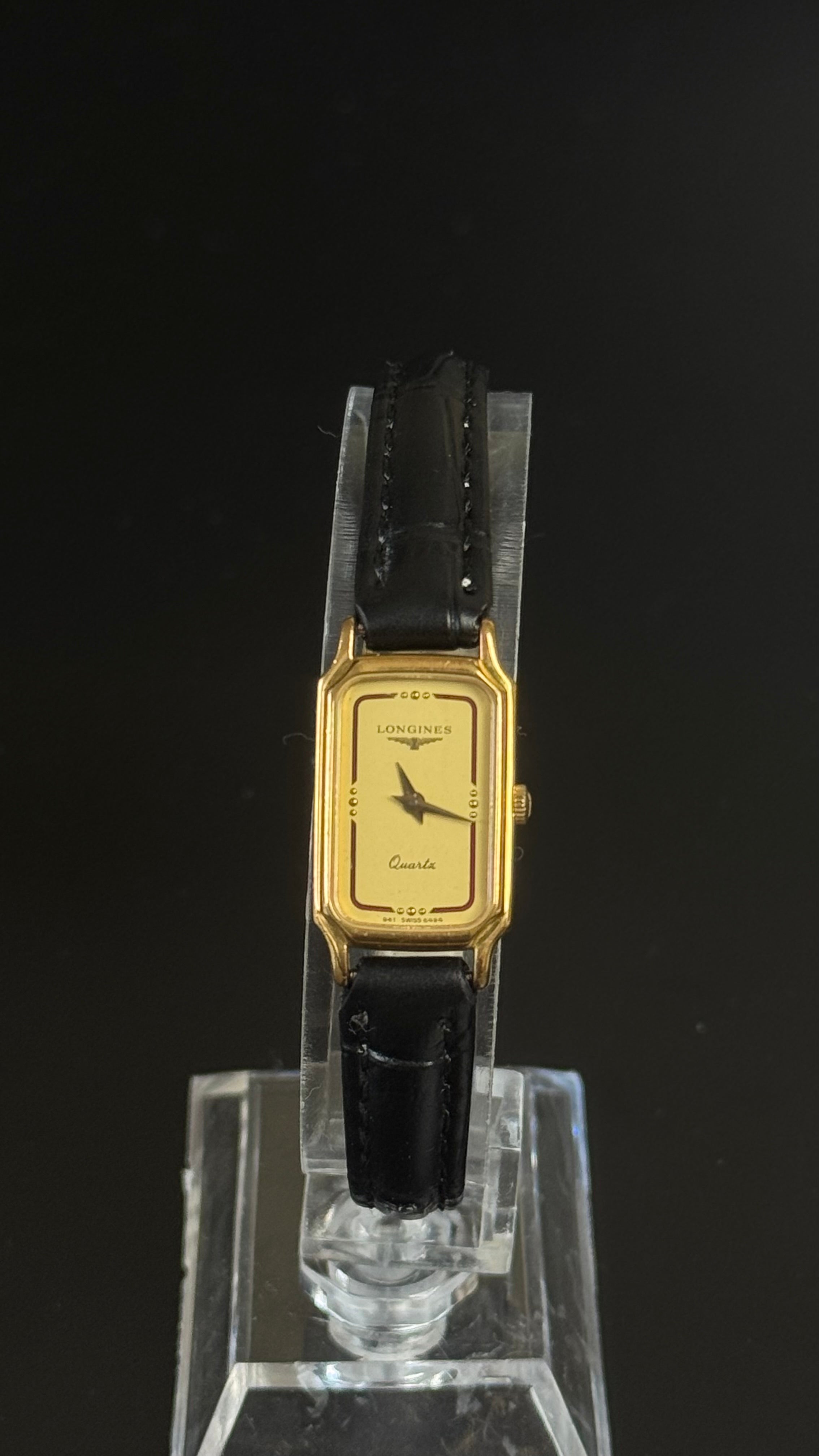Zegarek vintage Longines Rectangle Quartz