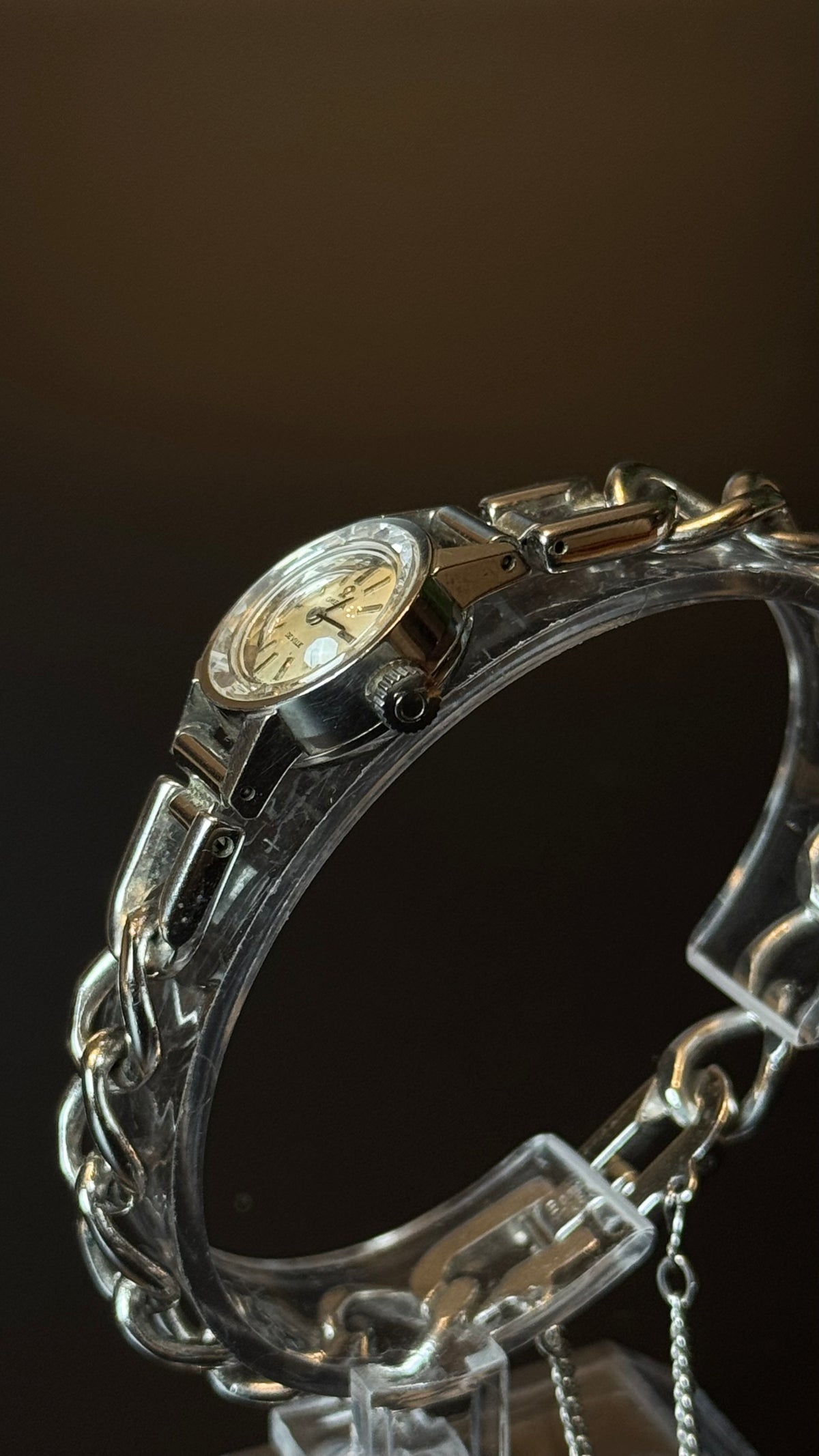 Omega De Ville Vintage – Silver Chain Bracelet Watch
