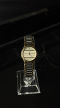 Yves Saint Laurent YSL srebrno-złota bransoleta