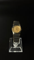 Omega Constellation – złota tarcza, srebrno-złota bransoleta