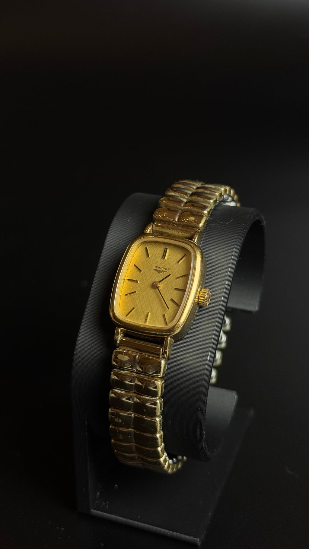 Longines – damski zegarek vintage z prostokątną kopertą
