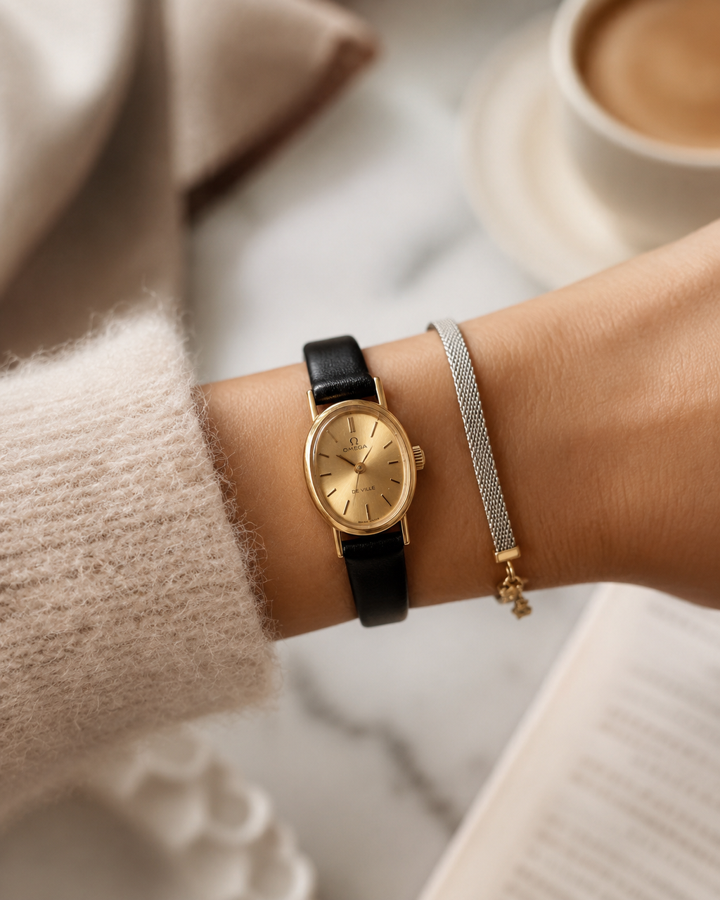 Omega De Ville Ladies Vintage Gold Dial