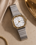 Longines kwarcowy ze śrubowanym bezelem