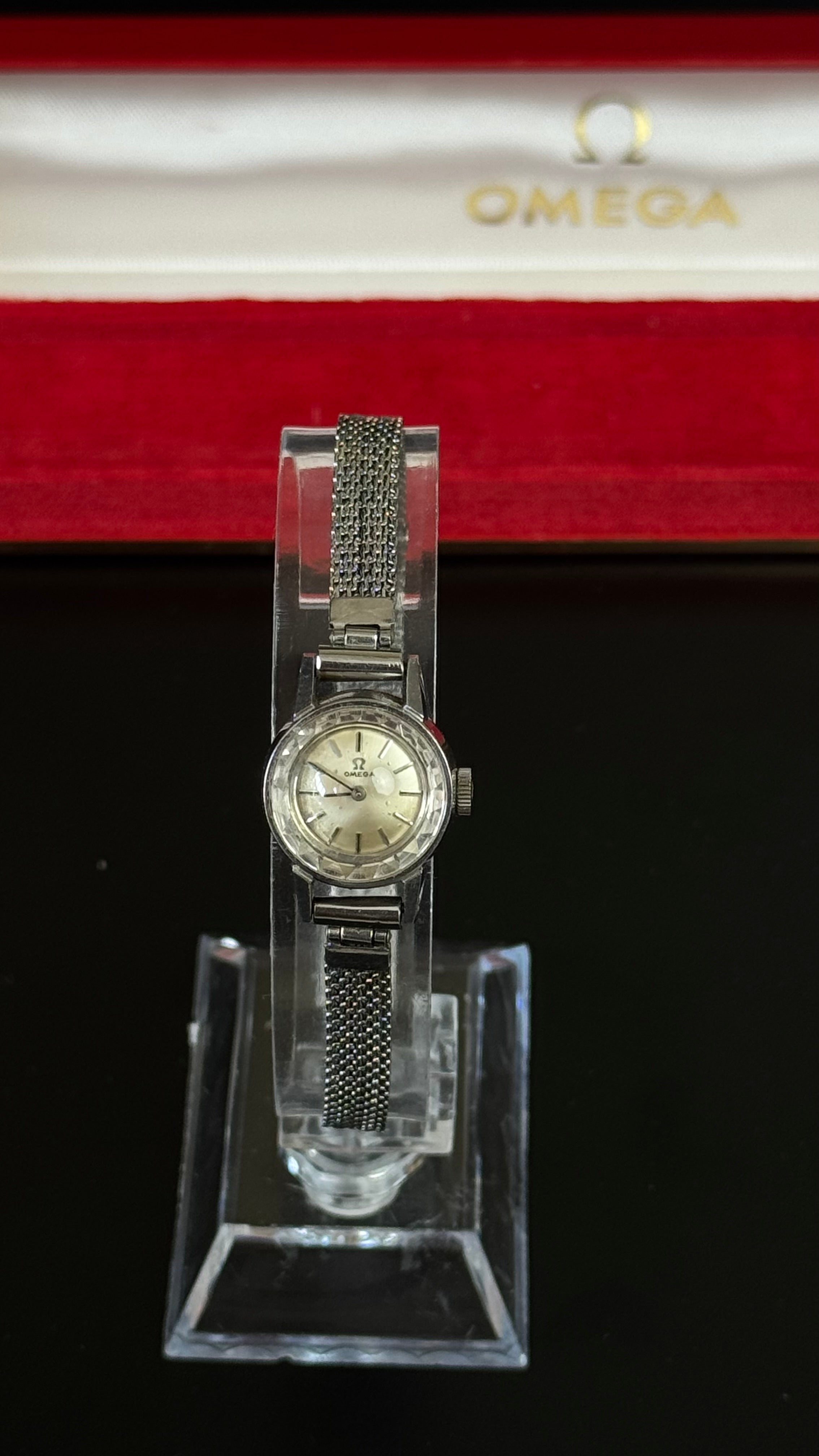 Omega vintage zegarek koktajlowy mechaniczna