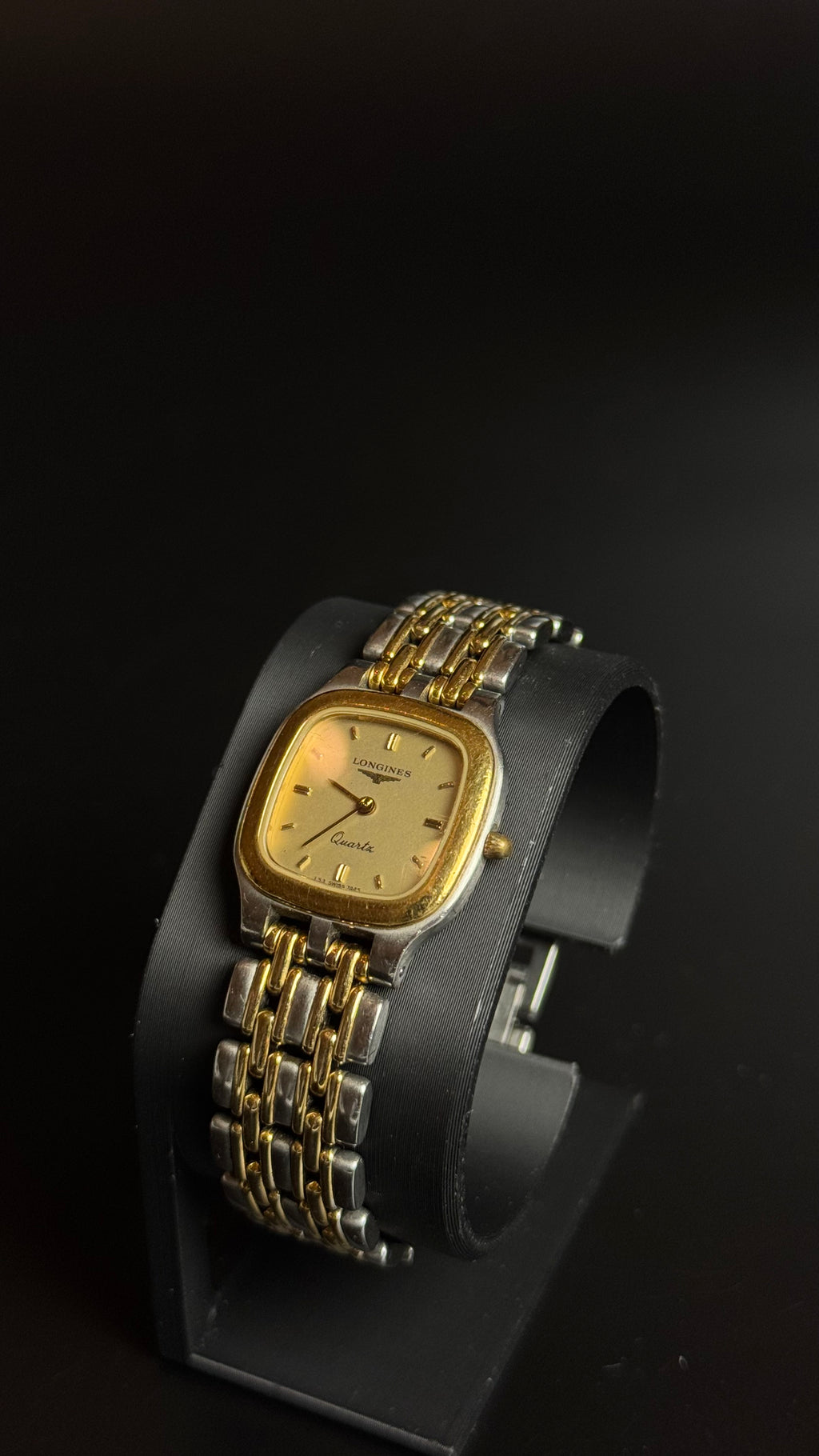 Longines Quartz – damski zegarek vintage two-tone