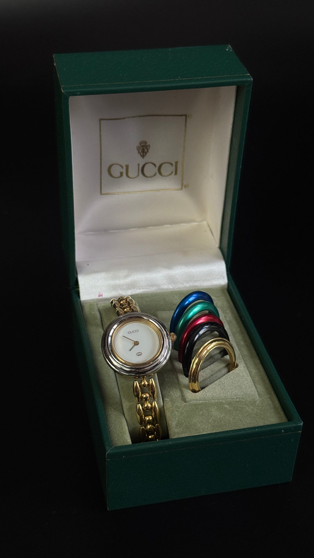 Gucci Vintage 11/12 Bezel Zegarek z wymiennymi bezelami