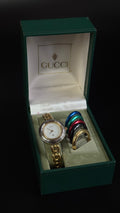 Gucci Vintage 11/12 Bezel Zegarek z wymiennymi bezelami