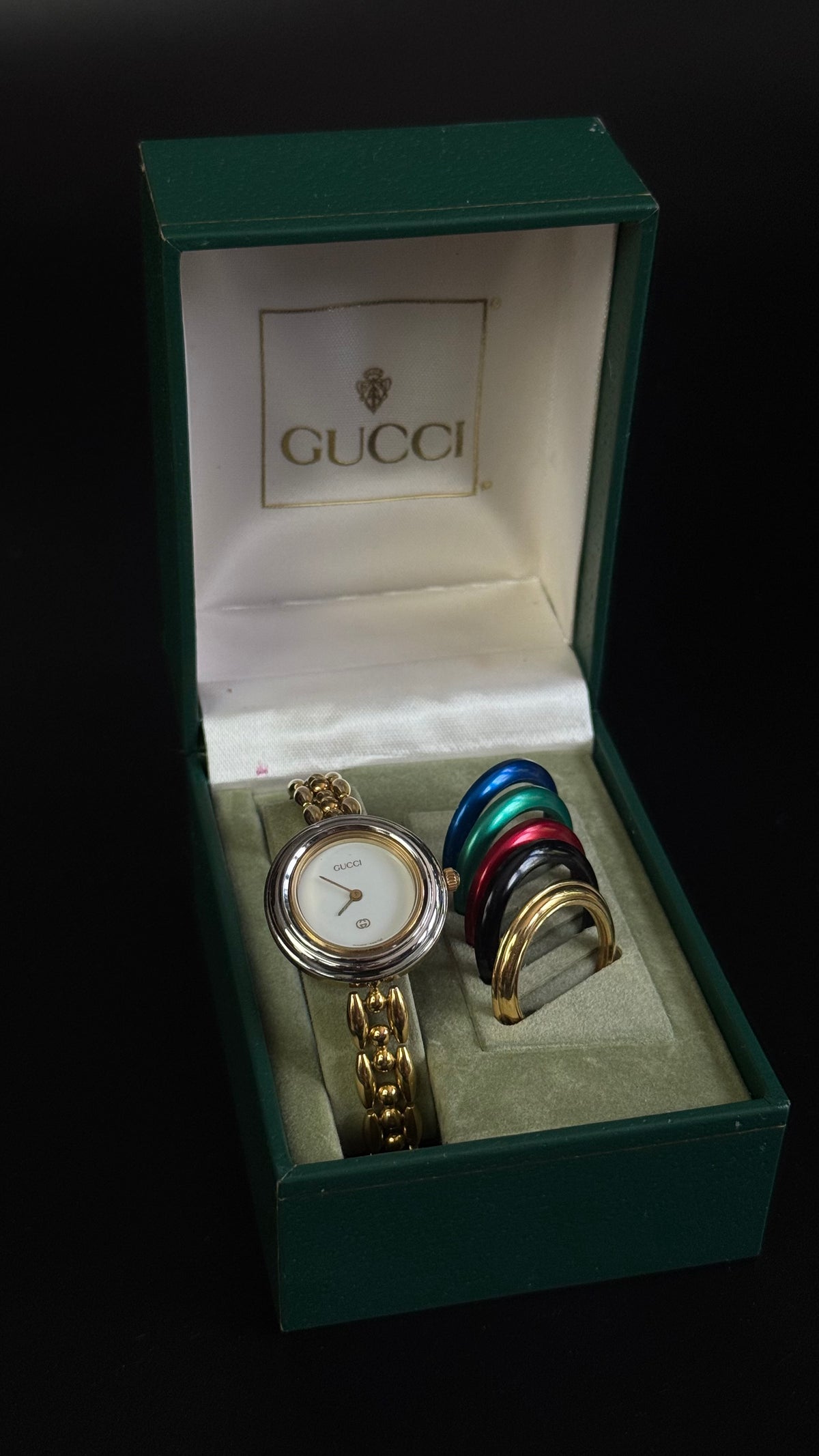 Gucci Vintage 11/12 Bezel Zegarek z wymiennymi bezelami