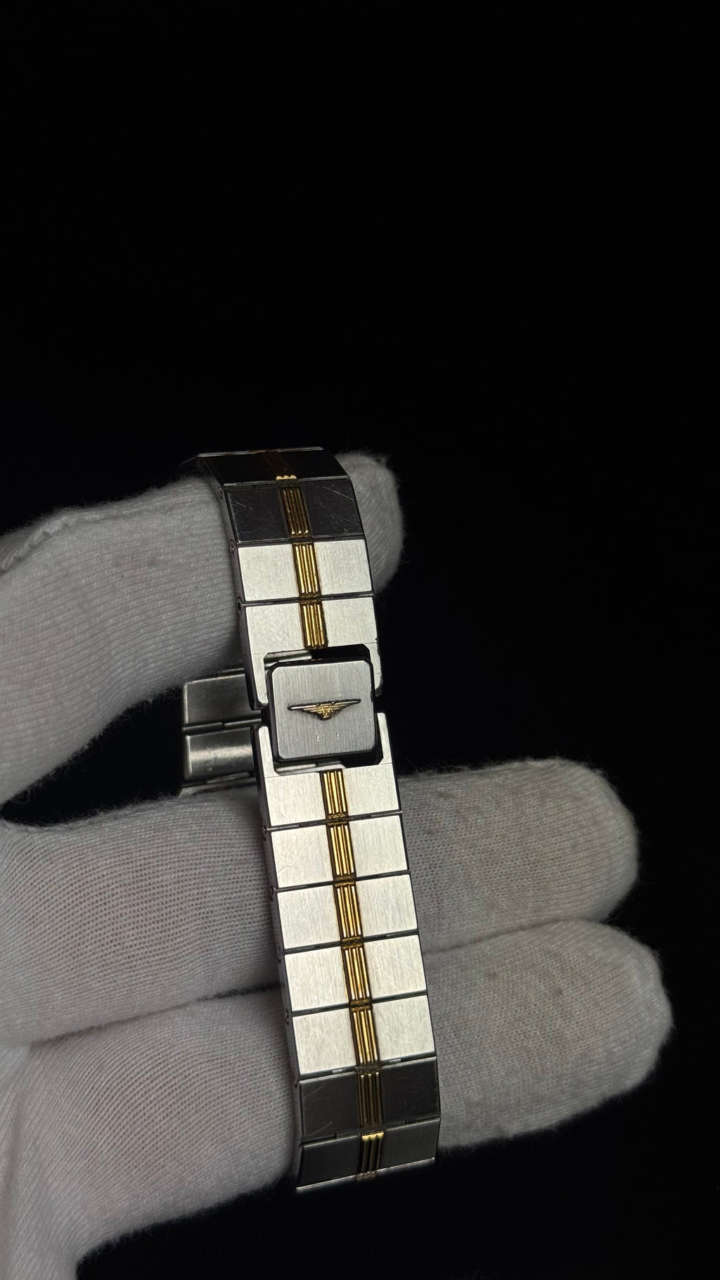 Longines Quartz – damski zegarek vintage two-tone