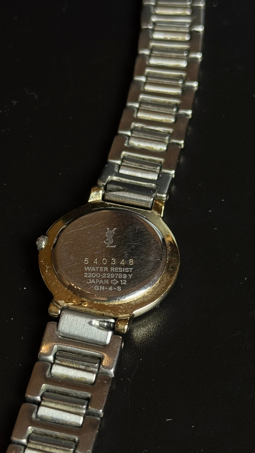 Yves Saint Laurent YSL – damski zegarek vintage two-tone