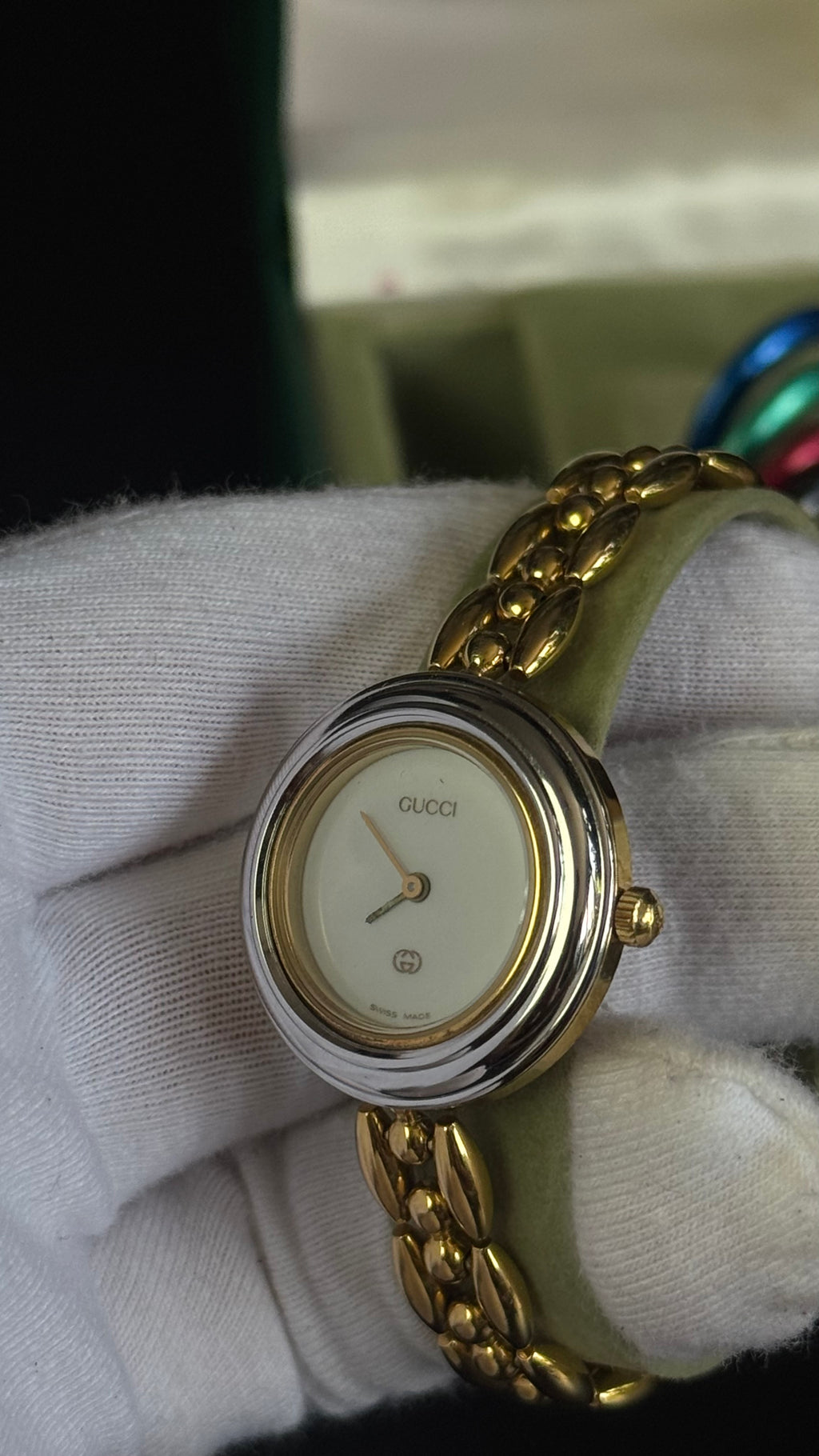Gucci Vintage 11/12 Bezel Zegarek z wymiennymi bezelami