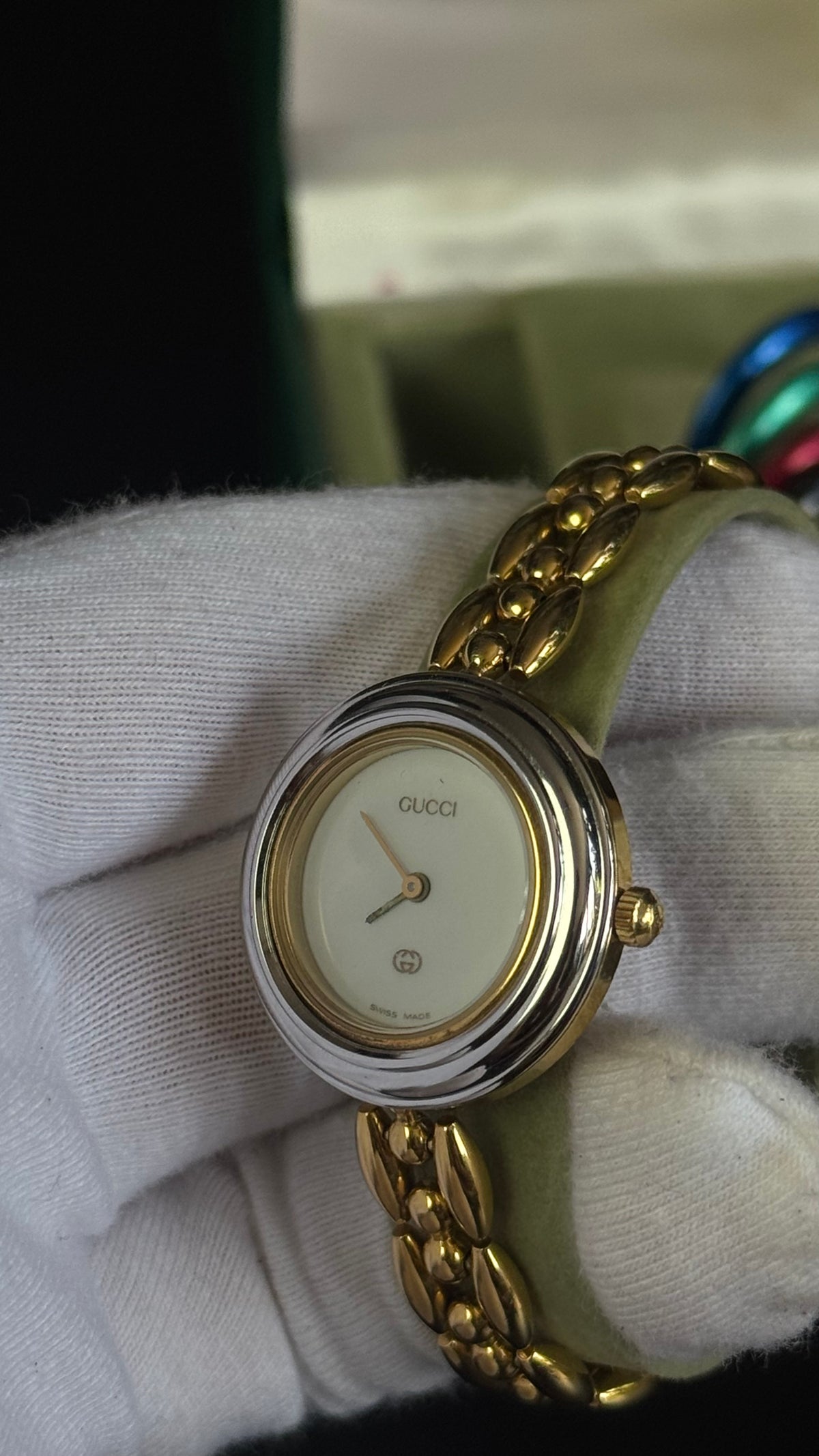 Gucci Vintage 11/12 Bezel Zegarek z wymiennymi bezelami