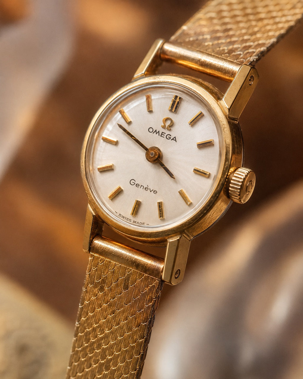 Omega Genève — damski zegarek koktajlowy